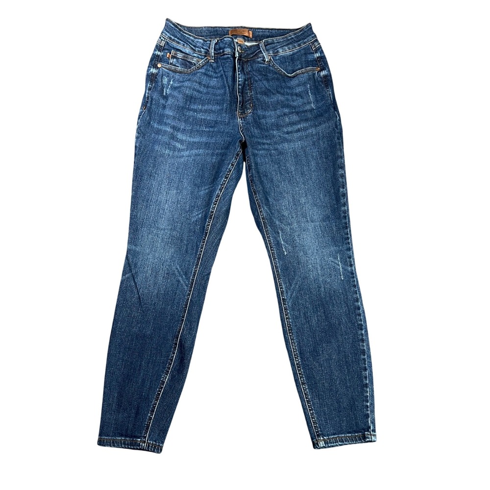 Judy Blue Women's Skinny Jeans - Dark Blue Wash